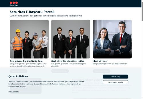 Securitas Türkiye E-Başvuru Sistemi Güvenlik İş İlanı