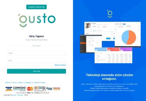 Web Tasarım,Masaüstü Yazılım ve Mobil Uygulama - GUSTO TEKNOLOJİ