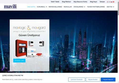 Mavili Elektronik A.Ş. - Ana Sayfa