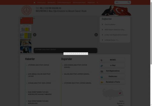 Muş Öğretmenevi ve Akşam Sanat Okulu - MUŞ / MERKEZ