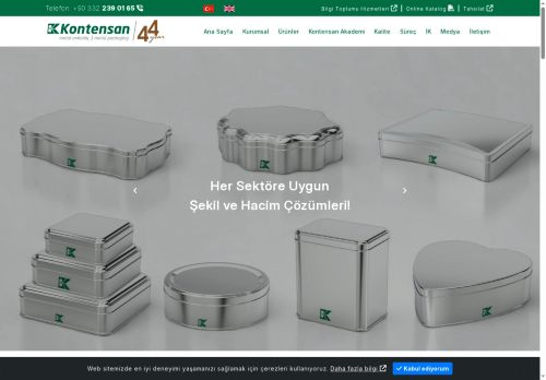 Yüksek Kaliteli Metal Ambalaj Çözümleri | 1980'den Beri Güvenilir Üretici - Kontensan Metal Ambalaj