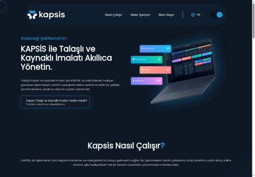 Kapsis Talaşlı ve Kaynaklı İmalat Yazılımı
