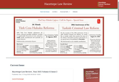 Hacettepe Law Review