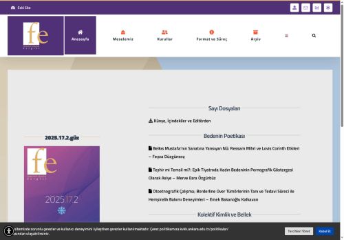 FeDergi – Ankara Üniversitesi