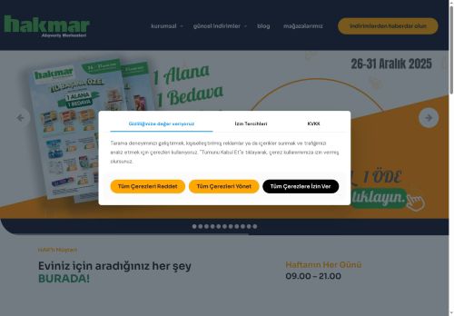 Hakmar Alışveriş Merkezi – Kalite bir haktır.