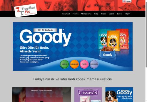 Türkiye'nin ilk ve lider kedi köpek maması üreticisi