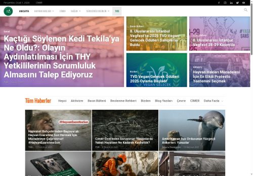 TVD | Haberler - Anasayfa - Vegan Derneği Türkiye