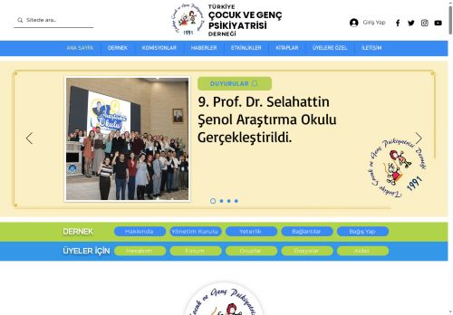 ÇOGEPDER | Türkiye Çocuk ve Genç Psikiyatrisi Derneği