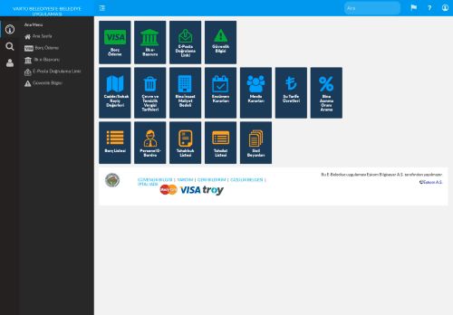 VARTO BELEDİYESİ E-BELEDİYE UYGULAMASI