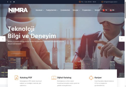 Teknoloji / Bilgi / Deneyim - Nimra Yapı