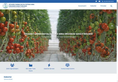 Diyadin Tarıma Dayalı İhtisas Sera Organize Sanayi Bölgesi