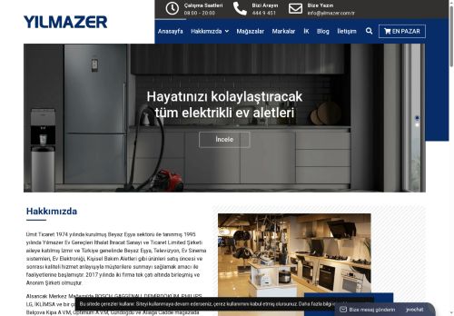 YILMAZER | ARÇELİK, BOSCH, DEMİRDÖKÜM, GAGGENAU, LG, PHILIPS