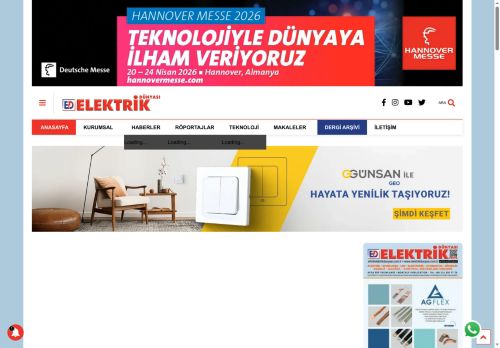 Elektrik Dünyası Dergisi - Mavili Elektronik A.Ş. Güven Üretmeye Devam Ediyor - Haberler