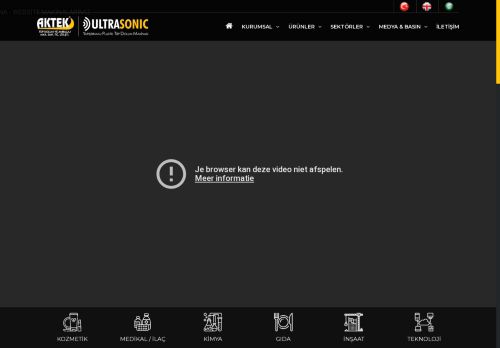 Aktek Makina - Ultrasonic Yapıştırmalı Tüp Dolum Makinası