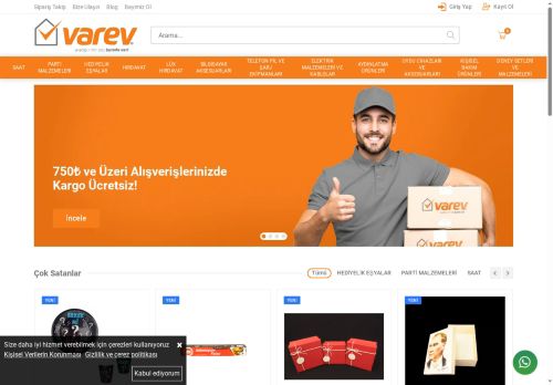 Varev - Saat, Duvar Saati, Parti Malzemeleri ve Hırdavat Ürünleri