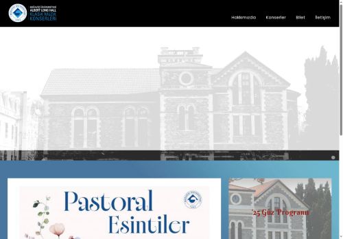 Boğaziçi Üniversitesi Albert Long Hall Klasik Müzik Konserleri