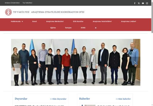 Ankara Üniversitesi Tıp Fakültesi – Araştırma Stratejileri Koordinasyon Ofisi