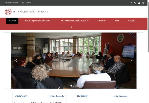 Klinik Araştırmalar Etik Kurulu – Ankara Üniversitesi