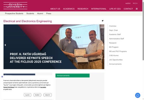 Elektrik-Elektronik Mühendisliği