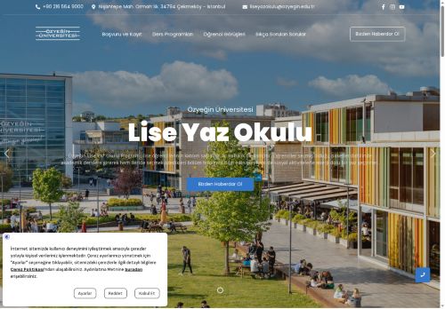 Özyeğin Üniversitesi | Lise Yaz Okulu