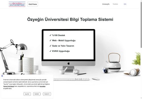 TTO E-Bülten Kayıt Formu | Özyeğin Üniversitesi Web Form Sistemi