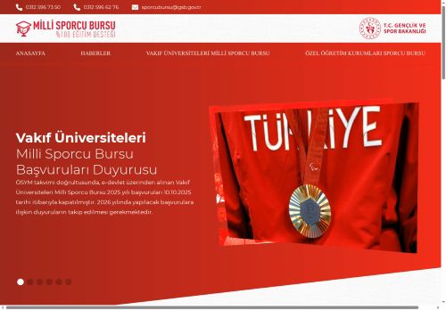 MİLLİ SPORCU BURSU