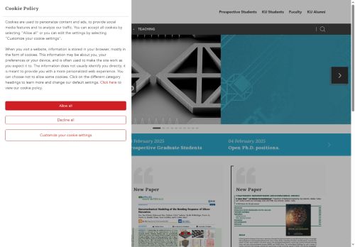 Mechanical Characterization Lab | Koç Üniversity