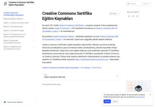 5.1 AEK, açık ders kitapları ve açık dersler | Creative Commons Sertifika Eğitim Kaynakları