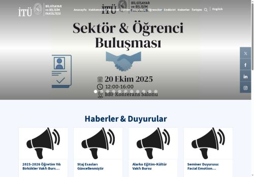 İTÜ | Faculty of Computer and Informatics Engineering
