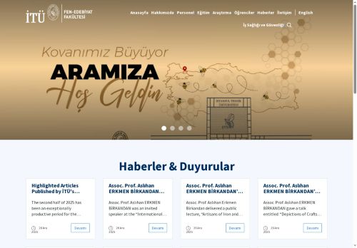 İTÜ | Faculty of Science and Letters