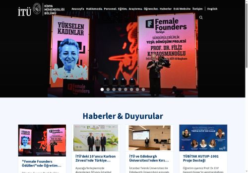 İTÜ | Faculty of Chemical Engineering