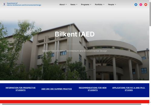 Bilkent University Department of Interior Architecture and Environmental Design