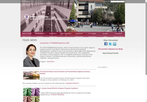 Faculty of Economics, Adminstrative and Social Sciences | Bilkent University