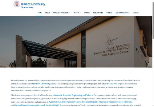 Neuroscience, Bilkent University