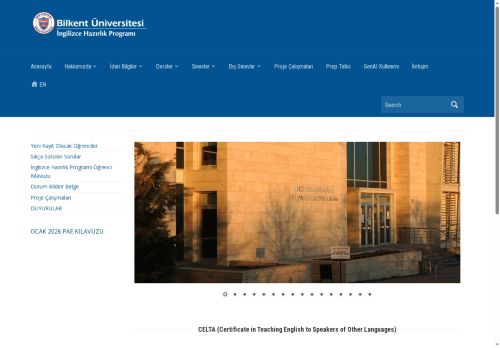 PAE – Bilkent University – English Language Preparatory Program