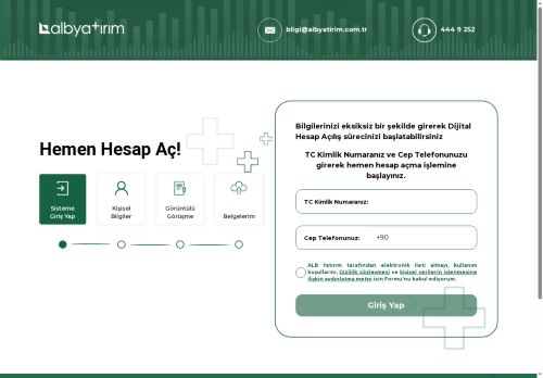 ALB Yatırım - ALB Yatırım Online Hesap Açılışı