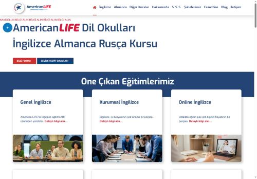 American LIFE İngilizce Almanca Rusça Yabancı Dil Kursu