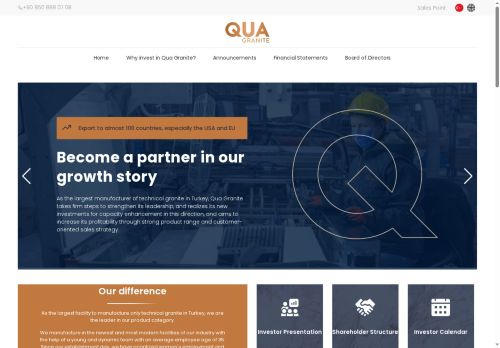 QUA Granite Investor Relations