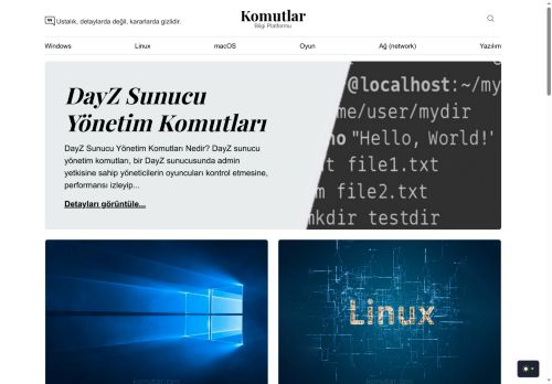 Komutlar | Bilgi Platformu