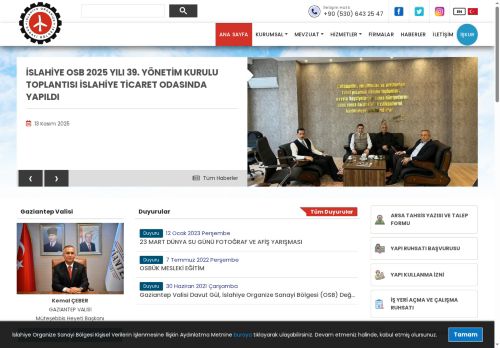 İslahiye Organize Sanayi Bölgesi