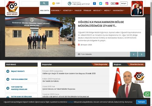 Oğuzeli Organize Sanayi Bölgesi