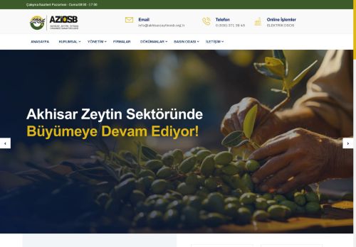 Akhisar Zeytin İhtisas Organize Sanayi Bölgesi | Akhisar Zeytin OSB