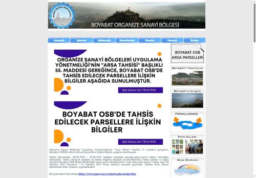 :::::Boyabat Organize Sanayi Bölgesi:::::