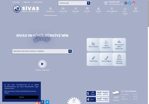 Sivas Merkez 1. Organize Sanayi Bölge Müdürlüğü