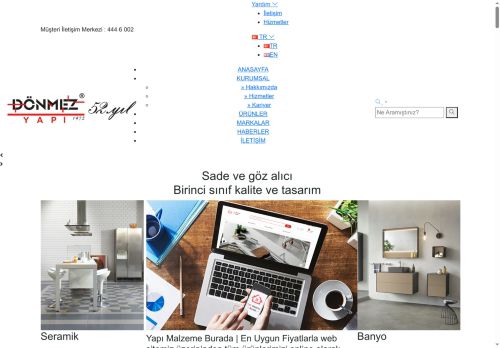 Dönmez Yapı | Kale Banyo Ürünleri | Çanakkale Seramik | Kalebodur