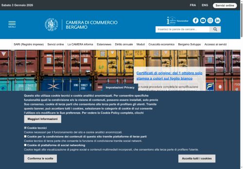 Home | Camera di Commercio di Bergamo