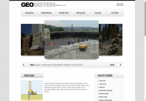 GEO SİSTEM İNŞAAT | Tel:+90 212 397 18 66-67 - Geosistem.net