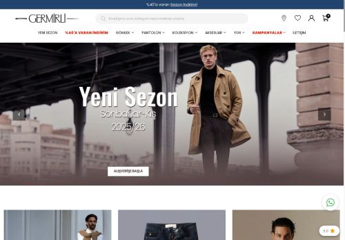 Erkek Giyim ve Aksesuarlarının Öncü Markası | Germirli