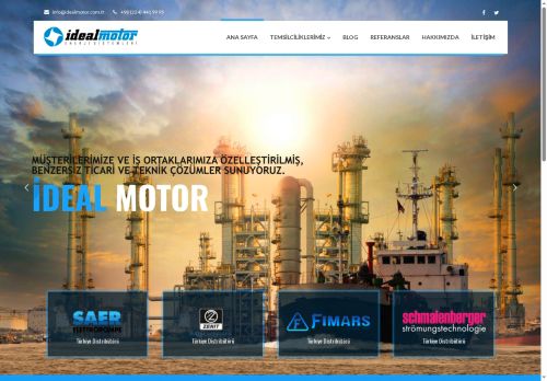 İdeal Motor Enerji Sistemleri Zenit Pompa, Saer Pompa, Fimars Pompa Türkiye Distribütörü