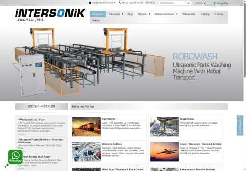 Fosfatlama ve Kaplama Tesisleri - İntersonik A.Ş. | Endüstriyel Parça Temizliği